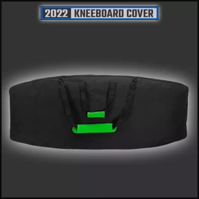 2022-jobe-HOT CHILLI DELUXE KNEEBOARD COVER is fully padded top and base, waterproof lining and a shoulder strap