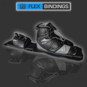 jobe-FLEX Waterski Binding has Deep Heel Pockets supporting the ankle