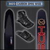 2023-ho-carbon-omni-wide-mens-Hybrid Waist Width platform provides easier deep-water starts, smooth turns with stable wake crossings.