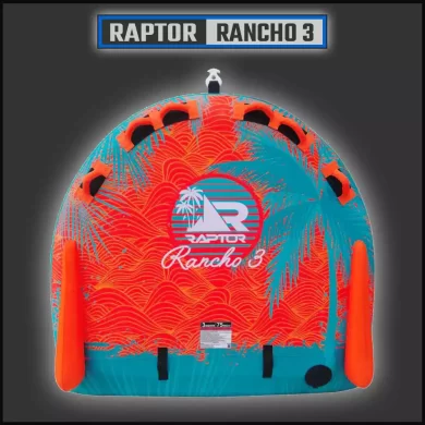 RAPTOR RANCHO 3 Tube uses Softshell Technology a Full Top Abrasion Resistant reducing “tube rash” often caused by traditional nylon covers