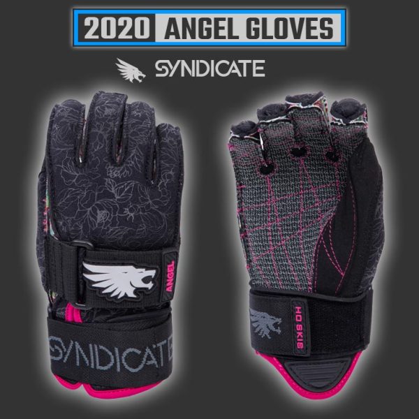 HO ANGEL gloves employs a crazy-comfortable neoprene back with a super-tough double-stitched Kevlar palm high-performance fit, grip and durability.