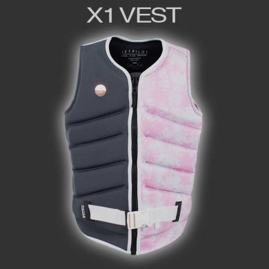 2021-jetpilot-Zahra Kell Edition Ladies Pro Vest-100% 360 stretch neoprene for a comfortable fit. Freelite L50s Approved Bevelled Edge Buoyancy Foam