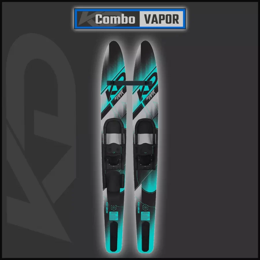 KD VAPOR Jnr Combos are built for the smaller skiers with correctly designed bindings that helps the younger skier to get up and on the water.