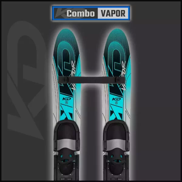 KD VAPOR Jnr Combos are built for the smaller skiers with correctly designed bindings that helps the younger skier to get up and on the water.