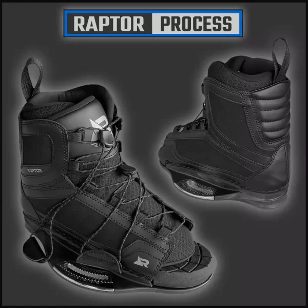 raptor-process-wakeboard-binding-thick comfortable liner with Impact EVA foot pad