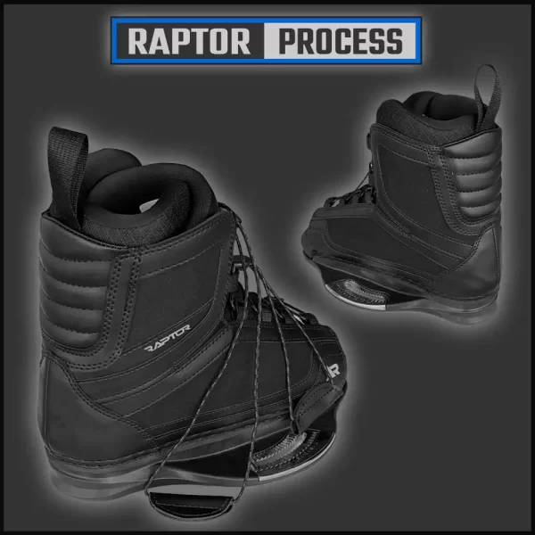 raptor-process-wakeboard-bindings-thick comfortable liner with Impact EVA foot pad