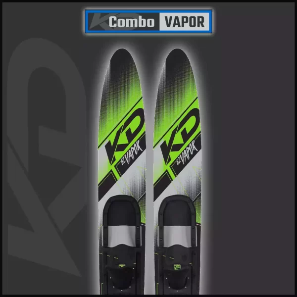 2023-kd-VAPOR 62 inch Jnr Combos shape has a slightly wider ski from tip to tail