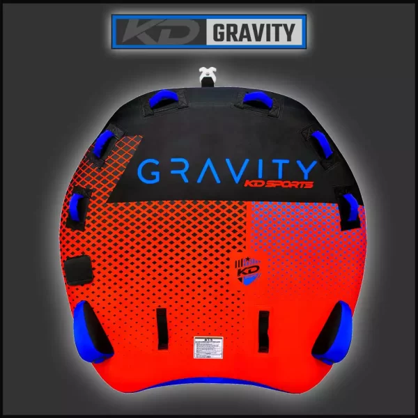 2023-kd-Gravity is the ultimate ride for up to three adults with a full neoprene top deck, 6x deluxe nylon-wrapped handles and neoprene knuckle guards.