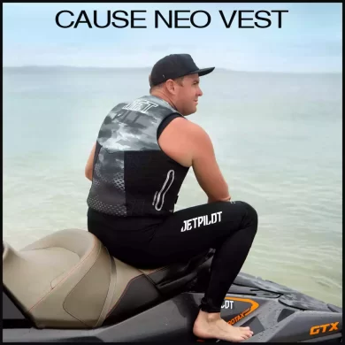 2023-jetpilot-cause-neo-vest-camo-safety clip will keep you attached to your jetski