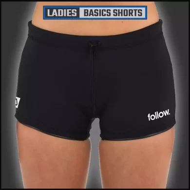 follow-basics-neo-short-ladies-2mm-Comfort and protection from the elements added weight of our 2mm strength neoprene.