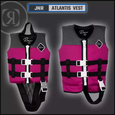 RONIX-ATLANTIS Junior Girls Neo L50S Vest is designed with a side adjustment panel so it will last for years as your child grows.