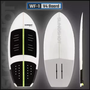 SLINGSHOT WF-1 V4 is our top-of-the-line wake-foil board for advanced and expert foilers. Built using our premium XR carbon-reinforced surf construction.